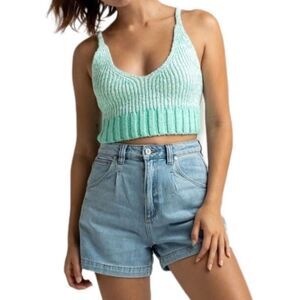Free People Knit Cropped Tank Top